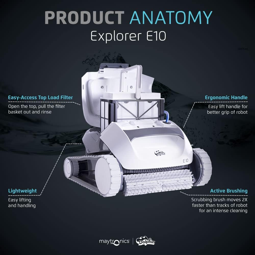 Robotic Pool Vacuum Cleaner All Pools up to 30 FT