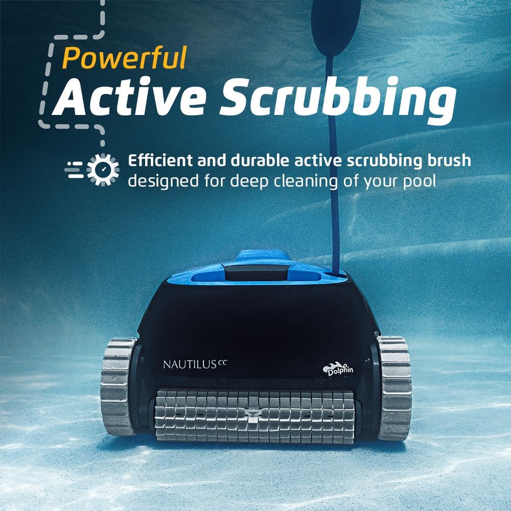 Dolphin Nautilus CC Robotic Pool Vacuum Cleaner All Pools up to 33 FT